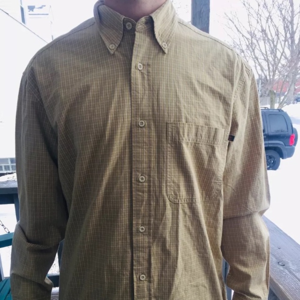 Men’s timberland long sleeve button up M